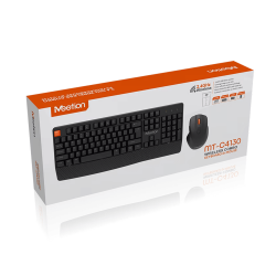 MeeTion MT-C4130 Wireless Ergonomic Keyboard & Mouse Combo